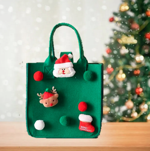 Venta directa de fábrica más vendida Mejor precio Nuevo diseño Decoración de Navidad Bolsa de dulces de fieltro Decoración de Adorno - Product Image 3