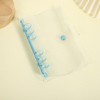 Reliures à anneaux transparentes, couvertures de classeurs à feuilles mobiles, classeur transparent en PVC souple, promotion, toutes les couleurs