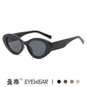 แว่นกันแดดทรงแคทอาย Yingtai Eyewear ป้องกันรังสียูวี 400 กรอบพลาสติก น้ำหนักเบา สำหรับผู้หญิง สีฟ้า - Product Image 5