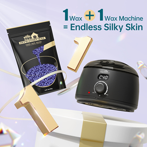 Cire dure à basse température Lifestance, très vendue, cire dure dorée à la lavande et à la rose, haricots de cire dépilatoire pour le corps, le visage et l'épilation des poils - Product Image 4