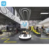 1 salon de cyclisme urbain et personnalisé, présentoir pour vélo de montagne, décoration, boutique de vélo, Design de vente au détail