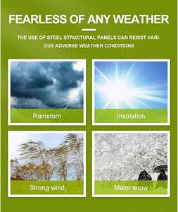 منزل متنقل قابل للتوسيع معتمد من CE، فيلا متنقلة مجهزة بالكامل، منزل مسبق الصنع سريع البناء مقاوم للحريق، كوخ شاطئي - Product Image 2