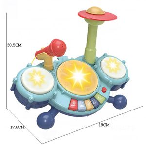 Juego de Batería Electrónica EllBaby, Órgano Electrónico, Teclado, <span class=keywords><strong>Piano</strong></span>, Juguete Musical - Product Image 4