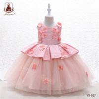 Yoliyolei Robe de Soirée Princesse pour Filles, Jupe Longue Bouffante pour Anniversaire et Spectacle