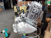 Moteur à tambour de changement de vitesse élargi Zongshen 300CC refroidi par air SOHC 4 temps 16KW arbre d'équilibre moteur PR300 avec 6 vitesses