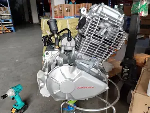 zongshen 300cc محرك أسطوانة التروس المكبرة تبريد الهواء SOHC 4 أشواط 16 كيلووات عمود التوازن محرك PR300 مع 6 ناقلات تروس