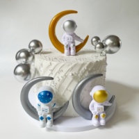 Ins Style Astronaut Statue Kuchen Dekoration Kinder Geburtstags torte Topper