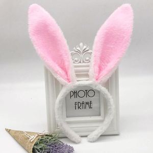 Serre-tête en peluche de coton pour adulte, motif lapin de Pâques, accessoires pour cheveux, collection Designer 2024, vente en gros - Product Image 2