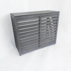 Couverture universelle de mini <span class=keywords><strong>pompe</strong></span> à <span class=keywords><strong>chaleur</strong></span> fendue de matériau de WPC couverture de climatiseur extérieur - Product Image 2