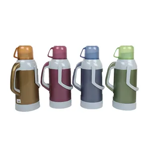 1 Stop Shopping Vintage Plastic Glass Inner Insulated Stainless Steel 3.2L Vacuum Insulated Flask Hot Water Thermos Flask