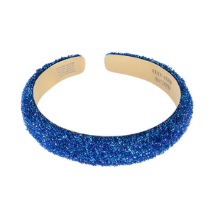 Fascia per capelli Diatema con punta a forma di trapano 46210 Nuova collezione Fascia per capelli con glitter per donna Accessori moda - Product Image 2