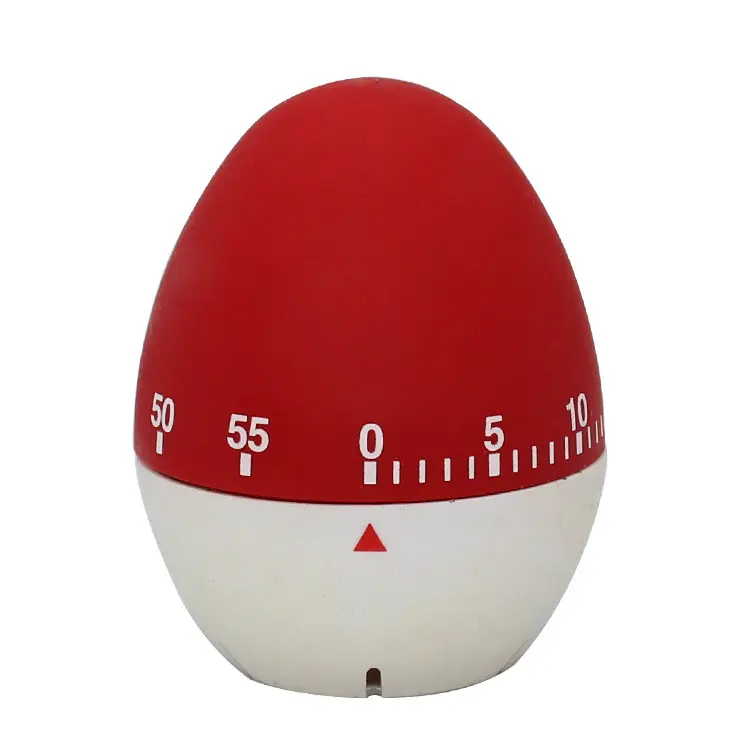 Colored 60 Minutes Twist ABS Plastic Easter Egg Kitchen Timer