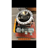 Katup Rotary Airlock Tipe Rantai VCD DN150-DN500, Pengumpan Rotary Bintang Baja Tahan Karat untuk Pengeluaran Bubuk Anti Ledakan