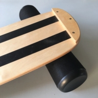 Planche d'équilibre en bois, Yoga, torsion, Fitness, plaque d'équilibre, entraînement central pour la taille abdominale, les jambes, les Muscles, planche à roulettes