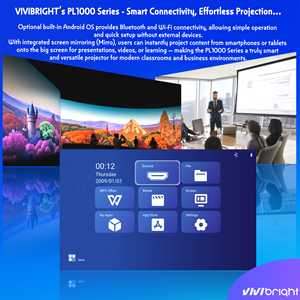 PL1000XA, <span class=keywords><strong>VIVIBRIGHT</strong></span> PL1000X <span class=keywords><strong>Proyector</strong></span> 3LCD 4800 lúmenes ANSI, mejor <span class=keywords><strong>Mini</strong></span> <span class=keywords><strong>proyector</strong></span>, mejor para adquisiciones educativas - Product Image 5