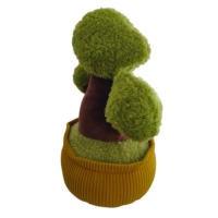 Jouet en peluche plante en pot personnalisé OEM, poupée en peluche arbre créative, décoration d'intérieur, cadeau, fabricant, vente en gros