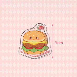 Clip de Sellado Transparente de Acrílico con Diseño de Dibujos Animados para Notas, Ideal para Estudiantes, Regalo Bonito para Chicas - Product Image 4