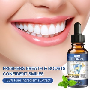 Gotas de <span class=keywords><strong>Enjuague</strong></span> <span class=keywords><strong>Bucal</strong></span> con Veneno de Abeja y Fragancia a Menta Fresca <span class=keywords><strong>para</strong></span> el Cuidado Gingival, Anti-Placa y Blanqueamiento, Garganta Fresca Después de Comer - Product Image 4