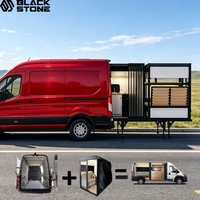 Boîte de conversion amovible multifonction pour camping-car avec évier coulissant Ausbaubox Camping pour Kastenwagen