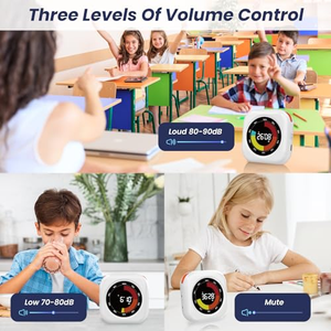 Minuteur numérique visuel de cuisine personnalisé avec logo, cube Pomodoro, minuteur en minutes et heures, minuteur de concentration pour enfants, rechargeable - Product Image 3