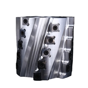 Cortador helicoidal con cabezal de corte en espiral indexable para fresadora de eje vertical Cortador de cepilladora de potencia de 4 lados - Product Image 3