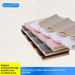 Özel Toptan PVC İç Kavisli Paneller Su Geçirmez Nem Dayanıklı Eko Ahşap Dalga Levhaları Arka Plan Duvarları Modern Yatak Odası - Product Image 5