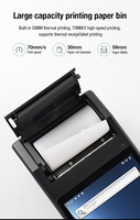 Portable Touch Pos Terminal Système De Stationnement De Voiture Paiement Collection Ticket Imprimante Machine Android PDA Avec Imprimante Thermique
