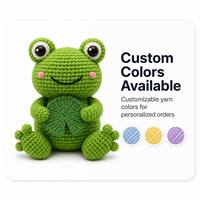 Peluche personnalisée de haute qualité, vente en gros, porte-clés en peluche de luxe, jouet en peluche tricoté sur mesure