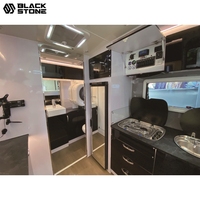 Boîte de camping-car de camion à bas prix coque en aluminium léger 4 personnes rv grande casquette semi-remorque de camion tout-terrain camping-car
