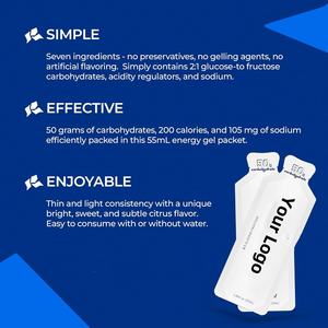 Richtek spor beslenme takviyeleri günlük enerji esnek 50G karbonhidrat Vegan dostu ve glutensiz enerji jeli - Product Image 4