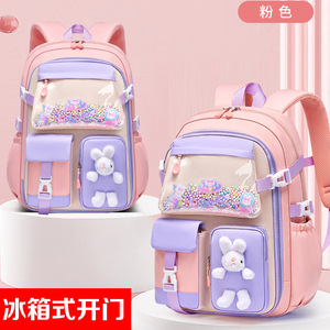 Linda Mochila Escolar Sanrio para Niñas de 1.º a 6.º Grado con <span class=keywords><strong>Mymelody</strong></span> y Cinnamoroll, Protección de Columna y Reducción de Carga - Product Image 2