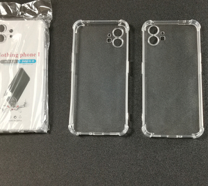 Funda protectora de TPU suave para teléfono móvil, carcasa transparente de 1,5mm de grosor, diseño de bolsa de gas, 1 teléfono - Product Image 1