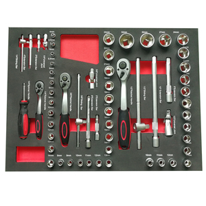 Discount,wholesale Price 8 Drawer Tool Box Trolley Cabinet Storage Tools DIY, Rollcab with <strong>Ball</strong> <strong>Bearing</strong> Runners, Red/Grey - Product Image 4