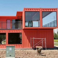Maison de conteneur de stockage de haute qualité Maisons de conteneur fabriquées Maison de conteneur plat