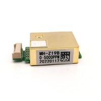 MH-Z19B Modul Sensor Deteksi CO2 Inframerah Output Digital 4.5-5.5V 0-0.5% Vol Sensor Posisi Pengukuran