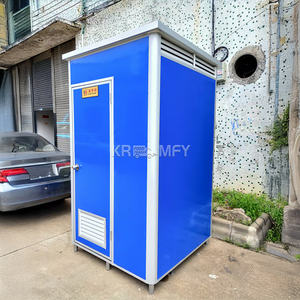 Cadre de conteneur de gros 2025, 20 pieds, double bloc, toilettes mobiles avec remorque - Product Image 6