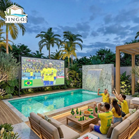 Piscine modulaire en fibre de verre de grande taille, innovante, pour hôtel-resort, sur toit, à construction rapide, économique, pour l'extérieur, adaptée à toutes les saisons