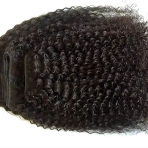 Peluca rizada Peluca frontal rizada Cabello Remy Encaje suizo transparente Envío al por mayor indio desde China 100% Cabello humano virgen - Product Image 1