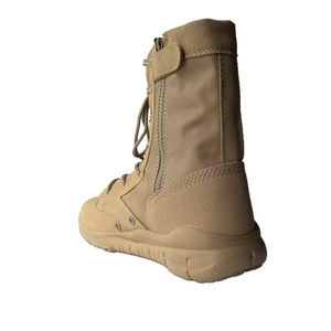 SFB75 Leather Mid Cut Under Black Mens Tactical Gear Ankle Desert Steel Toe Safety Black <b>Hiking</b> <b>Boots</b> for Men Women - Product Image 2