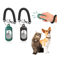 Derniers cliqueurs de chien pour arrêter d'aboyer avec dragonne Fingertip Cats Dogs Behavior Training Tools