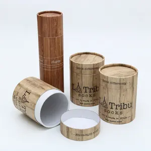 Custom Printed Cardboard Cylinder Paper Board Cosmetic Tubes