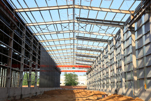 Hangar d'avions et immeuble de bureaux modernes en acier de grande qualité, usine à haute efficacité, conception personnalisée, production rapide, délai de livraison court - Product Image 4