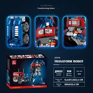 Blocs de construction Jie Star JJ9022, modèle transfrontalier, jouet pour adultes, assemblage DIY de haute difficulté, <span class=keywords><strong>robot</strong></span> transformable deux-en-un de 40 pièces - Product Image 2