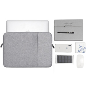 Oem 13 14 15 inch xách tay máy tính xách tay tay áo với Pouch dây kéo Messenger máy tính xách tay túi mỏng - Product Image 5