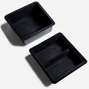 Caja Organizadora para Consola de Reposabrazos de Coche Tesla Model 3Y, Bandeja Acolchada Personalizable con 1-3 Compartimentos, Organizador Interior de Plástico - Product Image 1