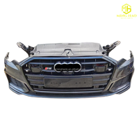 Piezas de automóvil - Parachoques delantero con rejilla y radiador - Faros delanteros - Apto para Audi 2022-2024 A6 C8 parachoques completo