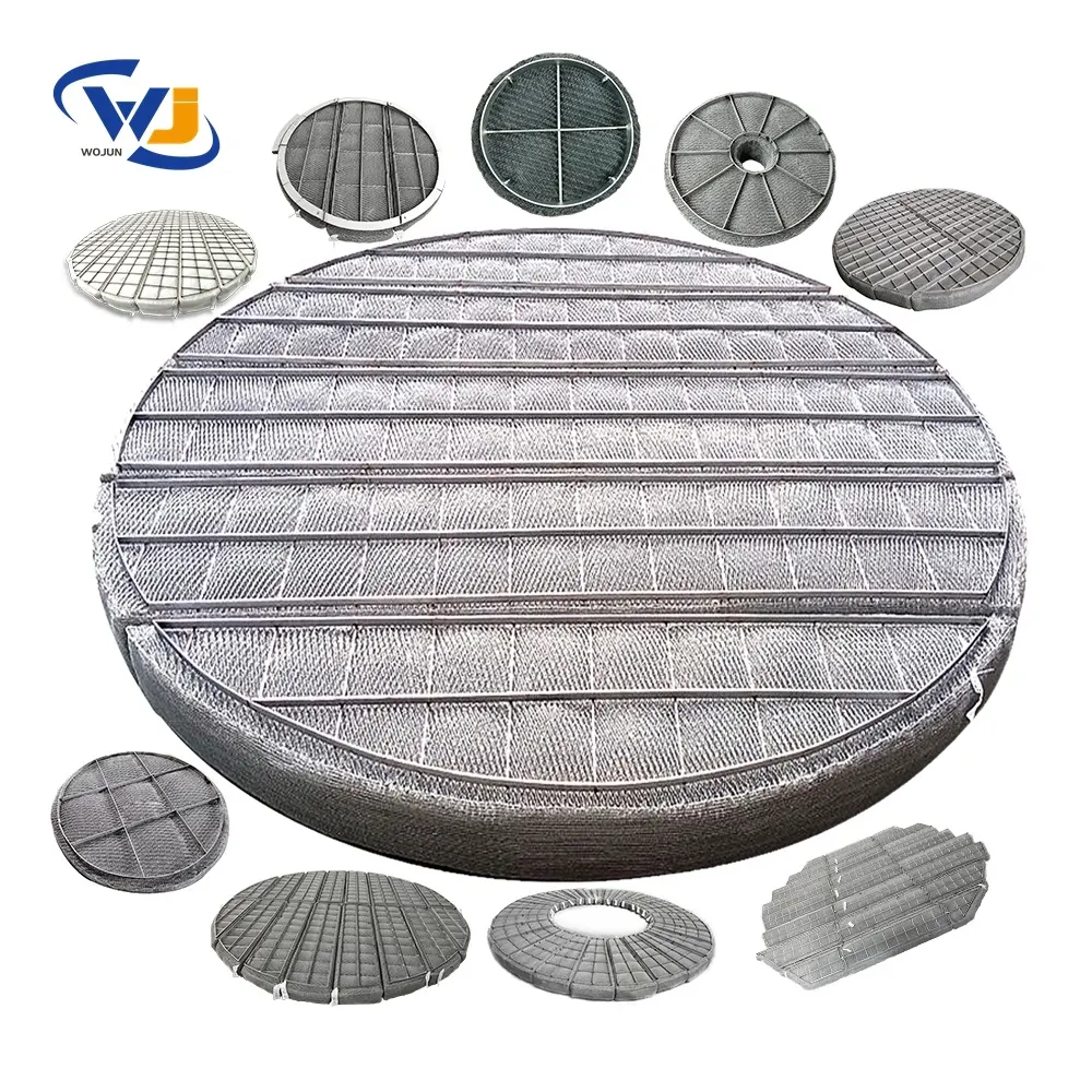 316 304 dây lưới lưới demister Pad lọc Mat dệt kim dây lưới loại sương mù eliminators thép không gỉ demister sương mù Eliminator