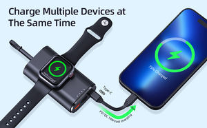 พาวเวอร์<span class=keywords><strong>แบ</strong></span>งค์ระบบแม่เหล็กขนาดเล็กแบบพกพา5000มิลลิแอมป์<span class=keywords><strong>ต</strong></span>่อชั่วโมงชาร์จ<span class=keywords><strong>เร็ว</strong></span>แบ<span class=keywords><strong>ต</strong></span>เตอรี่ลิเธียมโพลิเมอร์ชาร์จแบบไร้สายสำหรับ <span class=keywords><strong>Apple</strong></span> <span class=keywords><strong>Watch</strong></span> Series - Product Image 2