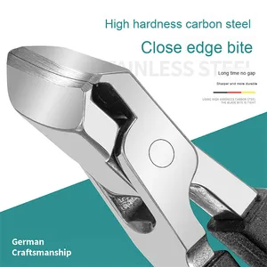 Kit de coupe-ongles professionnel en acier inoxydable avec poignée en plastique, anti-éclaboussures, à couche de kératine, vente chaude en gros directement de l'usine - Product Image 2