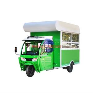 Vente flash : Camion de restauration rapide en acier inoxydable, chariots à sandwichs, chariots à café, camion de collations mobile à 3 roues - Product Image 5